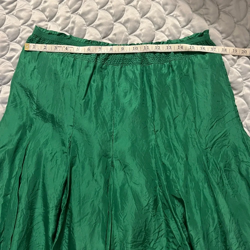 Banana Republic Green A-Line Skirt - Picture 5 of 6